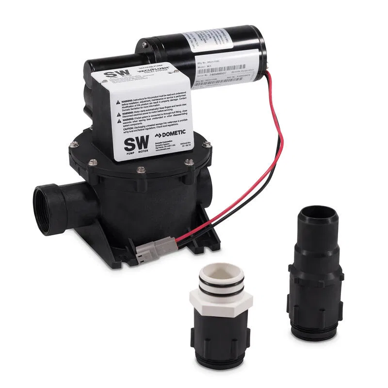 385311595 – DOMETIC Macerator Pump, Used With Dometic SeaLand Vacuflush Toilets And Vacuum Generators 8 Amp Rating 12...